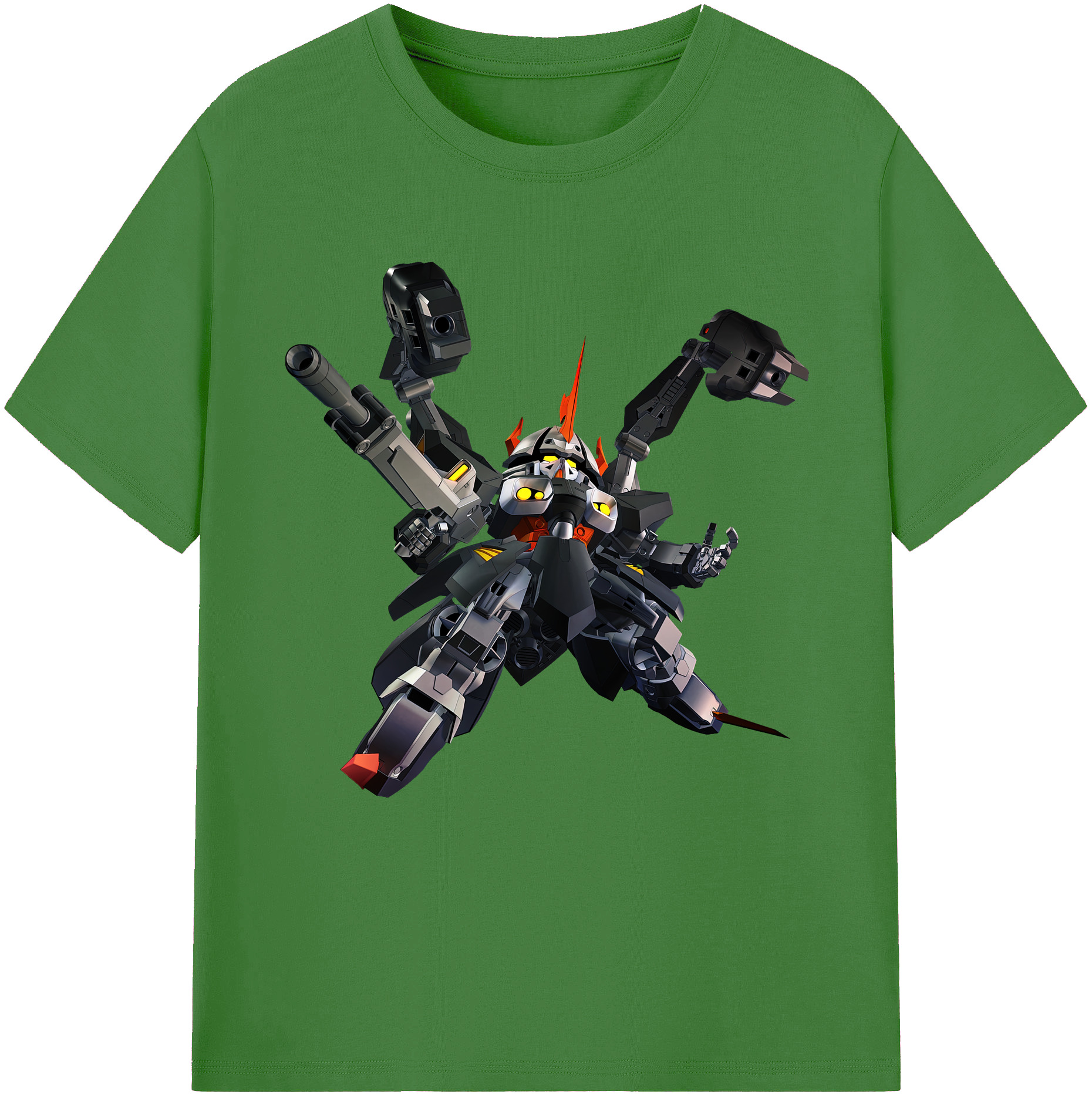 （画像用） 機動戦士ガンダム Mobile Suit Gundam レディースカジュアルプリントTシャツ（綿100％）